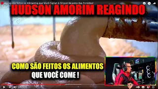 HUDSON AMORIM REAGINDO A COMO SÃO FEITOS OS ALIMENTOS QUE VOCÊ COME !!