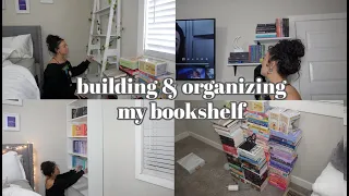 building & organizing my bookshelf
