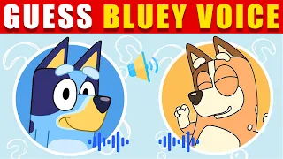 Guess BLUEY Character's VOICE | Bluey💙Bingo🧡Chilly💛Bandit💙Frisky❤️