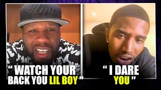 Did 50 Cent confront King Combs for challenging him to a fight?