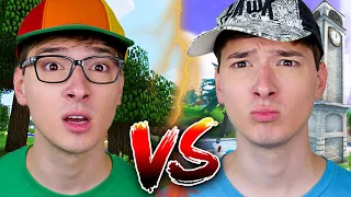 Fortnite Kid VS Minecraft Kid Roast Battle