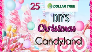 Christmas Ornaments|Dollar Tree Pastel Christmas DIYS | Candyland Christmas