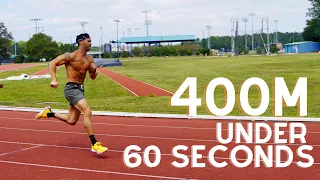 How to run 400m under 60 seconds