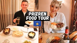 Trying The BEST KOSOVAN Food In Prizren, KOSOVO!! | UNBELIEVABLE PRIZREN Food TOUR!