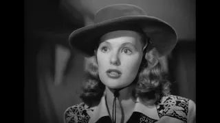 Peggy Cummins and John Dall "meet cute" in GUN CRAZY (1950)