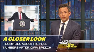 Trump Lies About His Poll Numbers After Iowa Speech: A Closer Look
