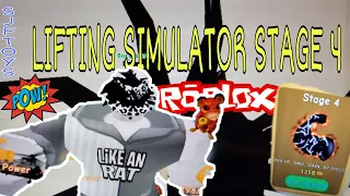 ROBLOX Lifting Simulator  Stage 4 [ROBLOX]