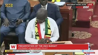 Presentation of the 2023 Budget Statement and Economic Policy | WoezorTV Live