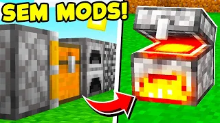 🔒 Como fazer um BAÚ SECRETO com QUALQUER BLOCO do MINECRAFT