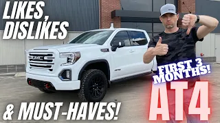 2021 GMC Sierra AT4 Crew Cab 3 Month Review - Problems & Issues Too