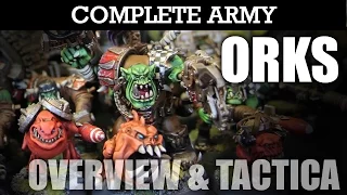 ORKS Complete Army Overview 2: Tactica & Battle Plan! Warhammer 40K Army Showcase | HD