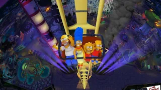 The Simpsons Ride 2023 | Full Pov New Footage