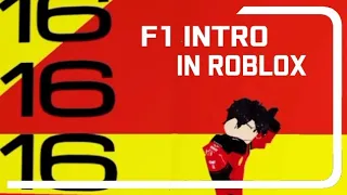 F1 2023 INTRO, BUT in ROBLOX!