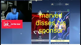 marved accidentally roasts his sponsor