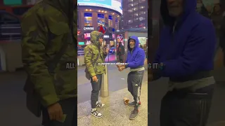 This crackhead drunk a whole bottle of hot sauce for $10🤨🤣🤣🤣#shorts #viral #nyc #publicinterview