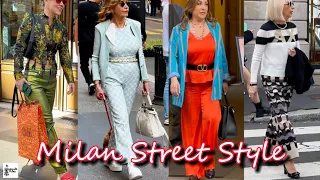 Italian Spring Street Style | Milan Fashion Walk 2024 & Spring Outfit Ideas | Sidewalk Milan