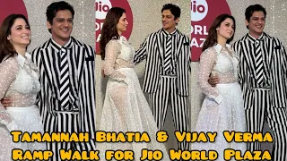 New Bollywood Couple Tamannah Bhatia & Vijay Verma Together Ramp Walk for Jio World Plaza 😍❤️