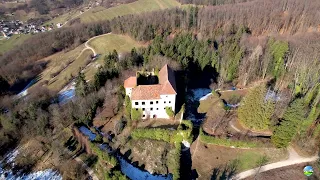 Grad Hmeljnik - drone video, 4k