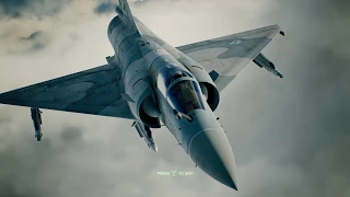 Ace Combat 7 Mission 2 Charge the Enemy, Hard, A rank, Mirage2000