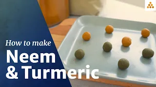 Neem & Turmeric Balls | Morning Supplement Recipe | Yogic Superfood | Sadhguru