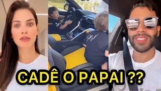 Andressa Suita mostra os filhos BRINCANDO e eles PERGUNTAM cadê o papai Gusttavo Lima