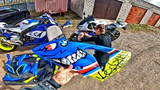 УСТАНОВИЛИ ЗЛОЙ КИТАЙСКИЙ ПЛАСТИК на BMW S1000RR | Прокатился На непонятном мотоцикле 2T