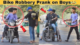 Bike Robbery Prank 😂  || Prank Video @ApplePrank