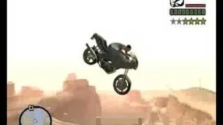 GTA San Andreas Unique Stunt Jump #57 - 1st Attempt