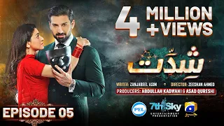 Shiddat Episode 05 [Eng Sub] Muneeb Butt - Anmol Baloch - Digitally Presented by PEL - 26th Feb 2024