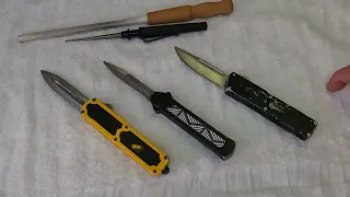 LIGHTNING OTF vs TITAN OTF vs AKC F-16 OTF (Which is the best Budget OTF knife?)