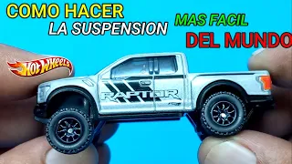 HOW TO MAKE THE SUSPENSION EASIER FOR HOT WHEELS #mecanicustom #hotwheels #hotwheelscustom