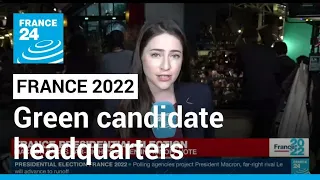 French presidential election: 'Huge disappointment' at Green candidate headquarters • FRANCE 24