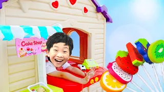 Yejun Play Cooking Fruit Donut Cake | Story for Kids