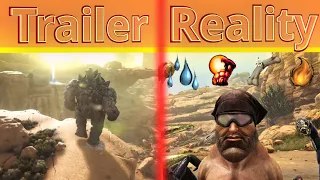 ARK: Scorched Earth Trailer vs Reality