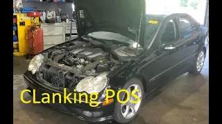 m272 Mercedes engine noise knocking, camshaft position, P0016 P0017 Part-1