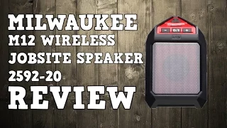 Milwaukee M12 Wireless Bluetooth Jobsite Speaker 2592-20 Review