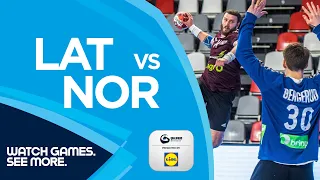 HIGHLIGHTS | Latvia vs Norway | Round 5 | Men's EHF EURO 2022 Qualifiers