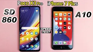 Poco X3 Pro vs iPhone 7 Plus SPEED TEST! OMG😨