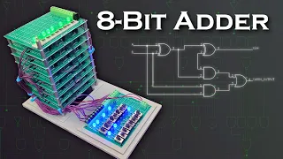 8-Bit Adder built from 152 Transistors