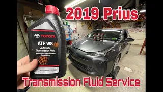 2019 Toyota Prius Changing the Transmission Fluid