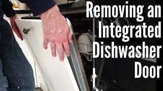 How to Remove the Door from a Bosch Integrated Dishwasher