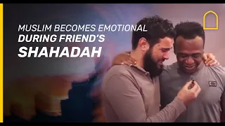 Muslim Becomes Emotional During Friend's Shahadah