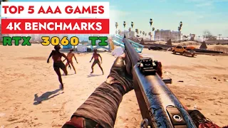 Top 5 AAA Games Tested on RTX 3060 TI - 4K Benchmarks
