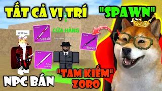 Vị Trí Xuất Hiện NPC Bán 3 Thanh Kiếm Huyền Thoại Của Zoro Trong Blox Fruit | Roblox