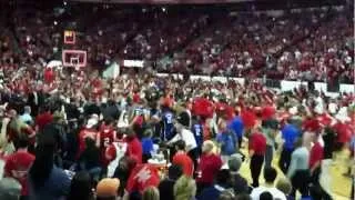 Storming the court after State beats Duke - 2013