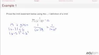 Calculus I - Epsilon-Delta and Infinity - PREVIEW of Lesson 13