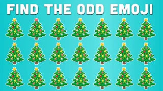 🎅🎄 Christmas Quiz | Find The Odd One Out Emoji | How Good Are Your Eyes