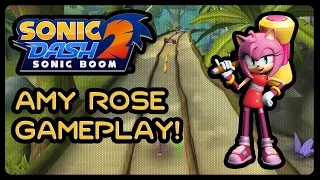 Sonic Dash 2: Sonic Boom - Amy Rose VERSION 2 Gameplay! (WIDESCREEN/1080p/60fps)