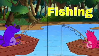 Fishing Ep - 75 - Pyaar Mohabbat Happy Lucky - Hindi Animated Cartoon Show - Zee Kids