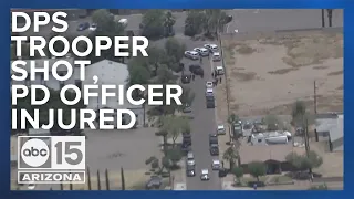DPS trooper, Phoenix police officer hurt in West Phoenix shooting